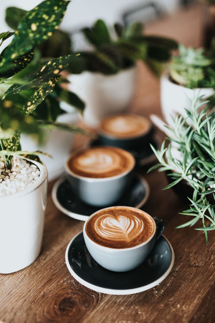 Latte art szív